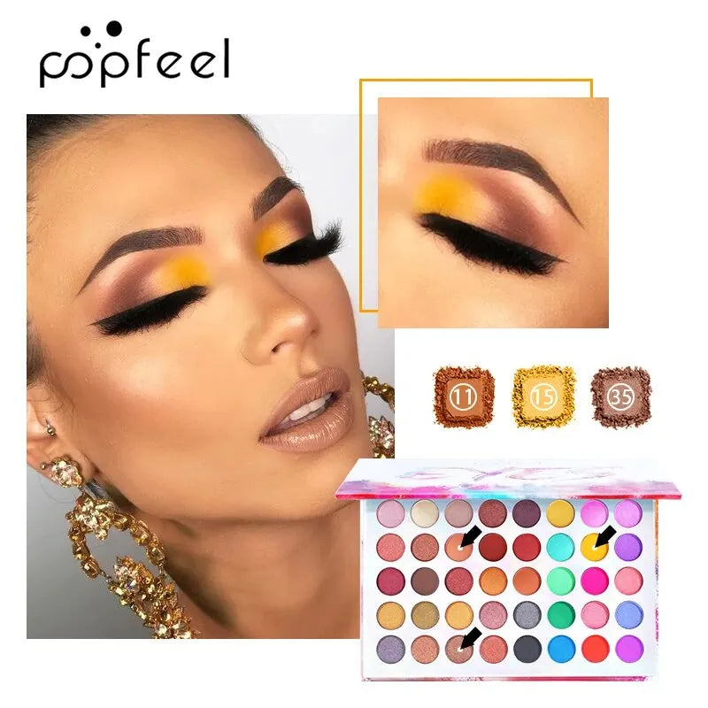 Paleta de Sombras Popfeel - 40 Cores