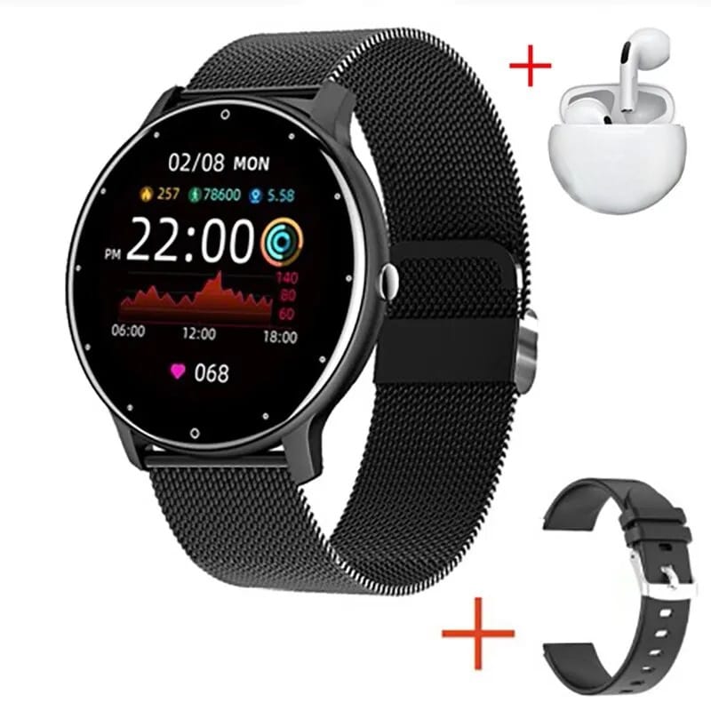 Relógio Smartwatch Lige + Fone Grátis