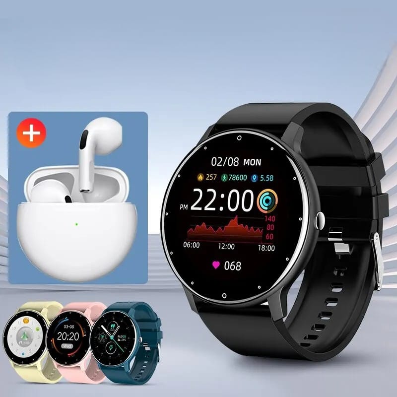 Relógio Smartwatch Lige + Fone Grátis